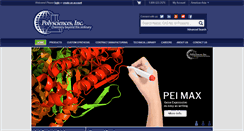 Desktop Screenshot of polysciences.com